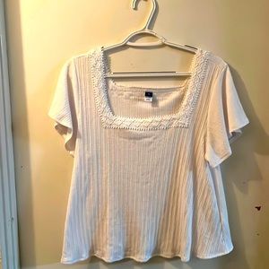 New Old Navy White Top Med